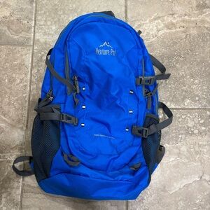 Venture Pal Blue 40L Nylon Backpack with Wet Pocket
and Multi Compartment